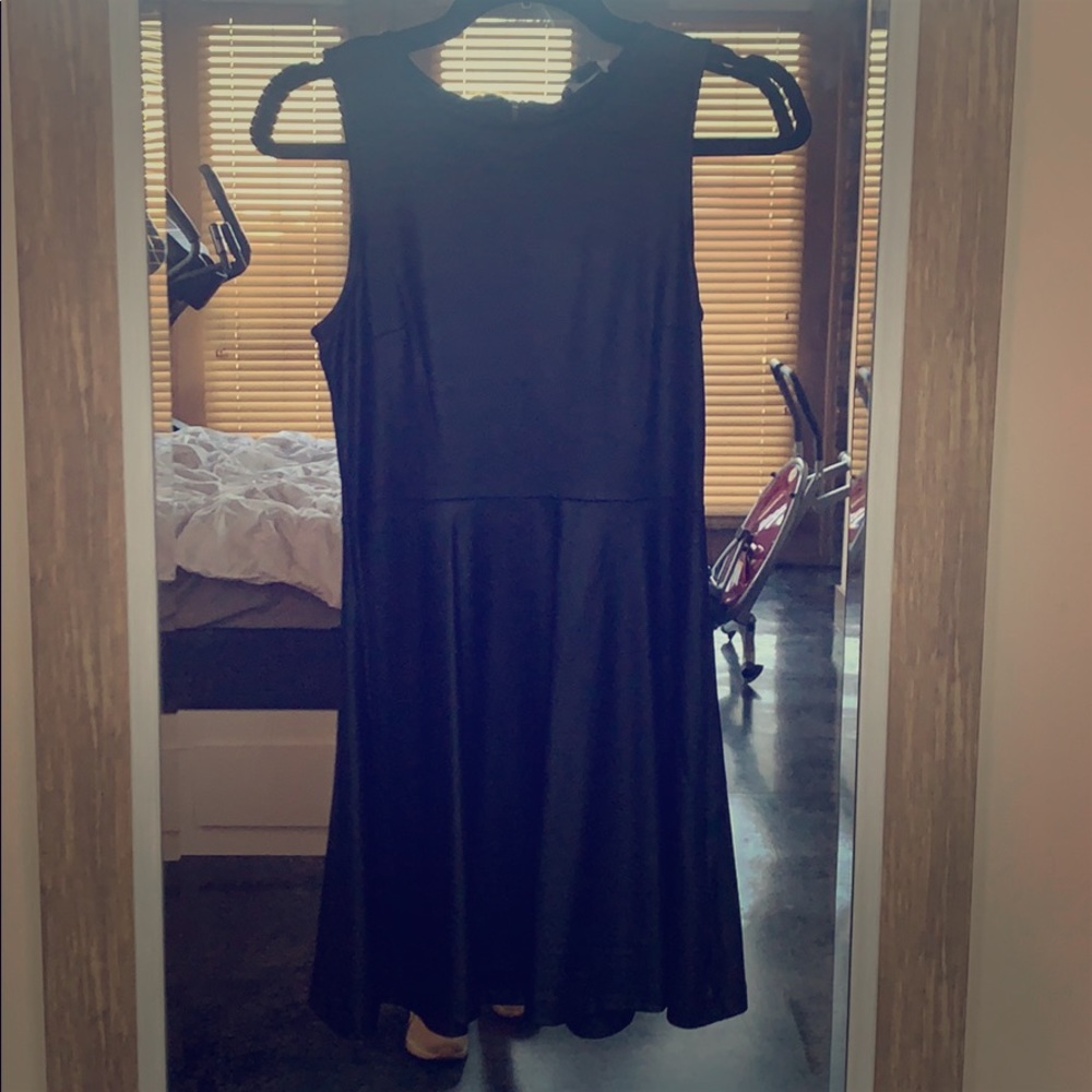 Forever21 Faux Little Black Mini Dress